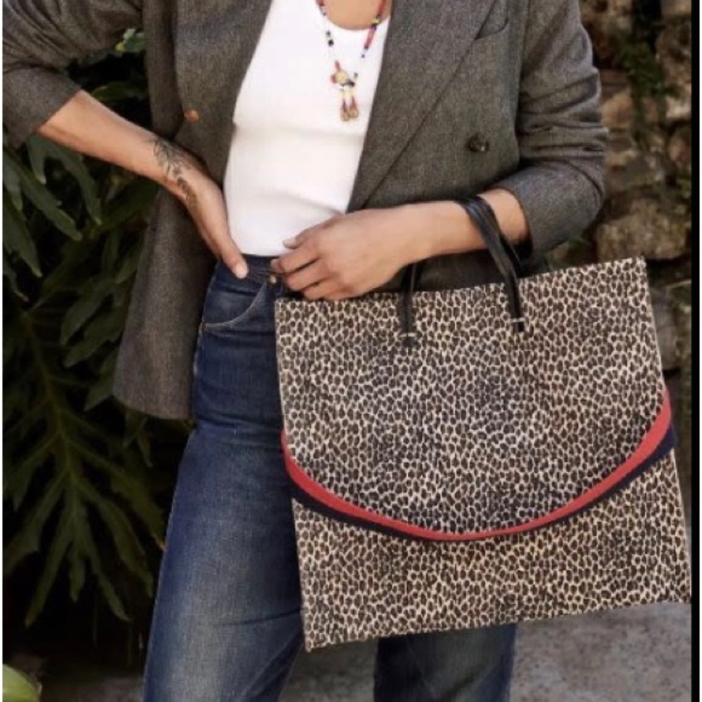 Gorgeous Clare V Leopard Tote Bag NWOT